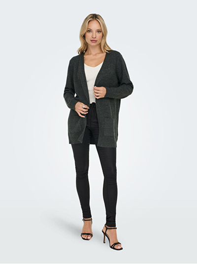Triko ONLY ONLLESLY 15174274 Dark Grey Melange