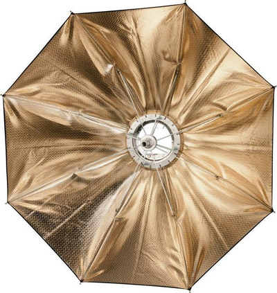 Softbox për blic Aurora Firefly II FBO2 65SG, 65 cm, sipërfaqe silver gold