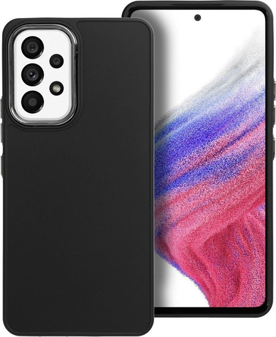 Këllëf kornizë për telefon Samsung Galaxy A53 5G, TPU, mbrojtje skajesh, i zi