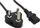Kabllo energjie InLine Type D South Africa RPA 5A - konektor IEC, 1.8m, e zezë