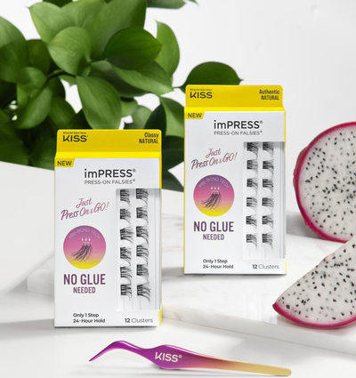Qerpikë artificialë KISS ImPRESS Press on Falsies Classy Natural, vetëngjitës, pamje natyrale