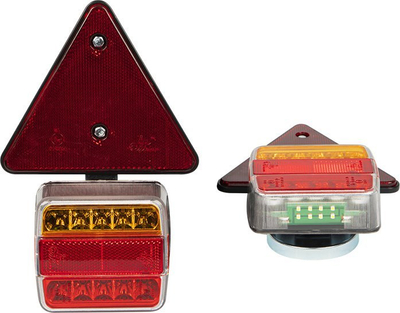 Set drita rimorkio BLOW, LED, magnetike, universale
