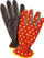 Doreza kopshti Wolf Garten Bed Glove Soil GH-BA 7, rezistente, për tokë, të kuqe