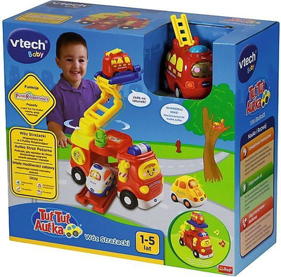 Lodër kamion i zjarrfikësve Vtech, i kuq