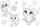 Puzzle dyanshëm TREFL Super Maxi Joyful Cats, 24 copa, 60x40cm, shumëngjyrësh