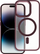 Kllëf telefoni MagSafe për iPhone 13 Pro, PC+TPU, matte i tejdukshëm, i kuq