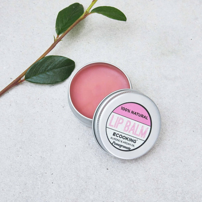 Balsam buzësh Ecooking Lip Balm, Almond, Argan Oil, Pomegranate, 15ml