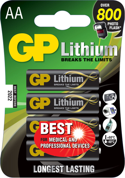 Bateri AA/ R6 GP, 1.5V, 4 copë