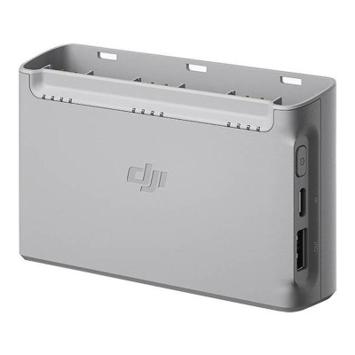 Hub karikues DJI Mini 2 Two Way Charging Hub, 3 bateri, gri
