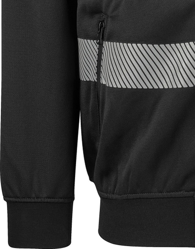 Xhaketë pune Projob 6120 Sweatshirt, EN ISO 20471 Class, L, portokalli me reflektorë