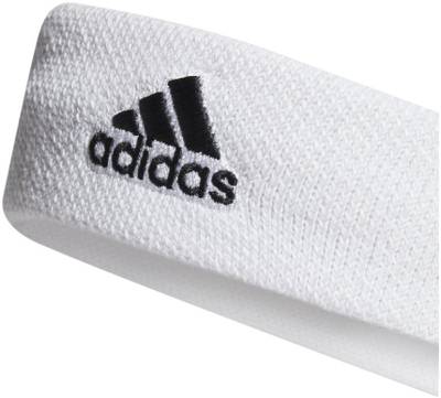 Спортска трака за коса Адидас Headband, еластична, за момчиња, бела