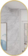 Pasqyrë ovale muri Oskar Mirror, 100x50cm, kornizë metalike, e artë