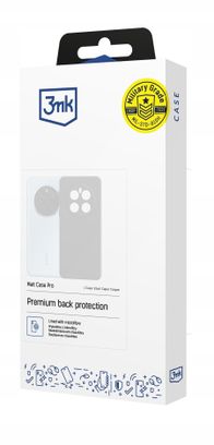 Maskë telefoni 3mk Matt Case Pro, për Samsung Galaxy A57, përfundim mat, e zezë