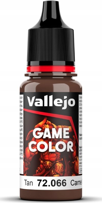 Bojë akrilike Vallejo Game Color 72.066 Tan, 18 ml, kafe
