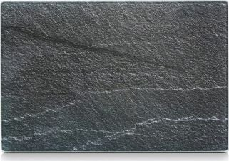 Dërrasë prerëse xhami Zeller, 20x30 cm, rezistente nxehtësie, antracit