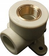 Kënd muri Sigma 20mm x 1/2", plastike, gri