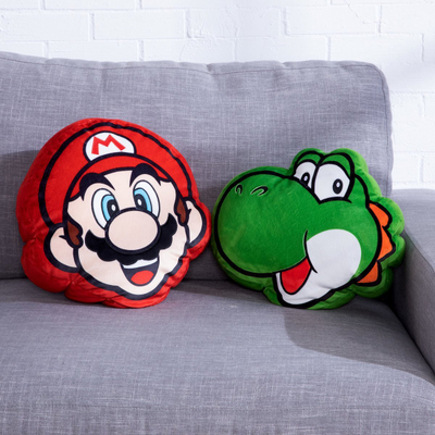 Jastëk plusht Super Mario TOMY Yoshi, 36cm, shumë i butë, jeshil
