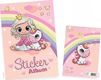 Album ngjitësash Herma Princess Sweetie, A5, 16 faqe, rozë