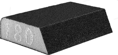Sfungjer abraziv Graphite 55H927, granulim K180, 98 x 25 x 68 mm, i zi