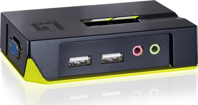 Switch KVM LevelOne KVM-0221, 2x USB, VGA 2048 x 1536, me audio