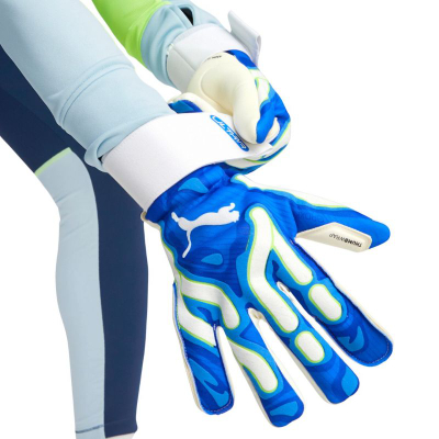 Doreza portieri Puma Ultra Ultimate Hybrid Sun 41858 02, latex 4mm Superior Grip, blu