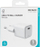 Karikues muri Deltaco USB C Mini, 1x USB C PD, 20W, i bardhë