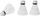 Set badminton Krups Techman 3011S, 2 reketat alumini, 2 topa, gri
