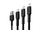 Set kabllosh Green Cell KABGCSET04, USB në Lightning, 30cm/120cm/200cm, të zeza