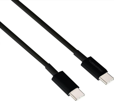 Kabllo USB-C në USB-C Pavareal PA-X2, 65W PD, 1m, e zezë