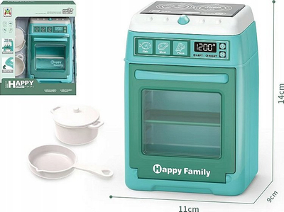 Furrë lodër Adar Battery Powered Oven Light Sound, me drita dhe zë, bardh e zi