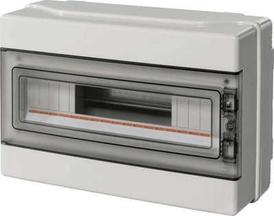 Tabela elektrike modulare Elettrocanali EC62018E, 1x18, IP65, 290x390x140, e hirtë