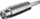 Adapter audio Pro XLR, 3-pin XLR femër në Jack 6.35mm mashkull, argjent