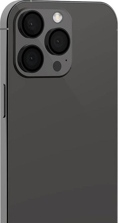 Xham mbrojtës kamere JCPal Preserver për iPhone 15 Pro Max, xham i fortifikuar, instalim i lehtë, Star black