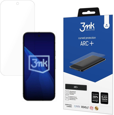 Folie mbrojtëse 3MK ARC+ për Google Pixel 10 dhe Pixel 10 Pro, transparente