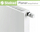Radiator dekorativ Stelrad Planar CV22, 200x2400mm, lidhje nga poshtë në të djathtë, i bardhë