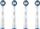 Koka zëvëndësuese për brushë Oral-B Precision Clean EB20-4, 4 copë