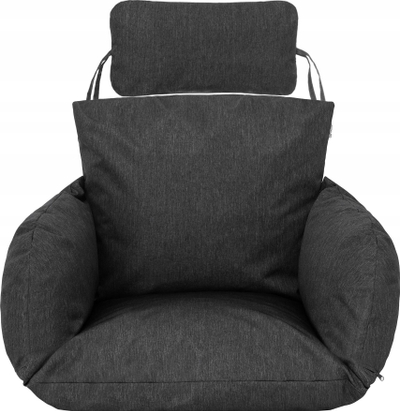 Jastëk për karrige varëse kokon Swing Nest, i butë, për brenda dhe jashtë, gri