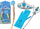 Set aksesorësh princeshë Little Princess Snow Queen, shkop magjik, kurorë dhe doreza, blu