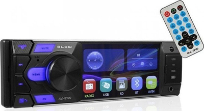 Radio makine BLOW AVH-8990, 4", Bluetooth USB Aux Micro SD, RDS, e zezë