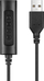 Kufje Sandberg 2in1 Office Headset 126-21, Jack dhe USB, me mikrofon, të zeza