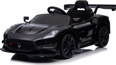 Makina elektrike për kalamaj Maserati MC20 GT2, me pult 2.4GHz, drita LED, e zezë