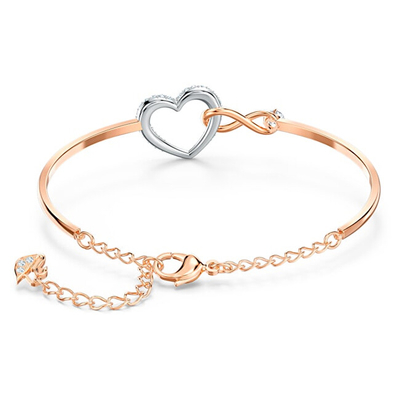 Byzylyk për femra Swarovski Infinity 5518869, rozë i artë