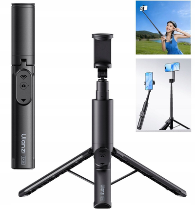 Selfie stick tripod Ulanzi SK26, 103cm, telekomandë Bluetooth, i zi