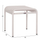 Tabure alumini Homemark RACHEL HM6340.02, 45x45x46 cm, për jashtë, i bardhë