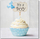 Salveta Paw Blue Cupcake, 33 x 33 cm, 20 copë, blu