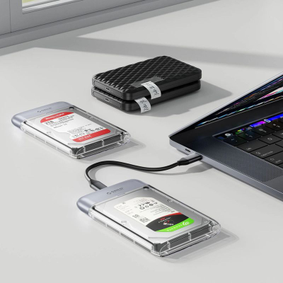 Kuti e jashtme për disk 2.5" Orico TX25C3, USB C 5Gb/s, transparente