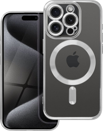 Futrollë Electro Mag për iPhone 15 Pro, përputhet me MagSafe, e tejdukshme