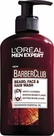 Xhel flokësh dhe mjekre L'Oréal Paris Men Expert Barber Club, 200ml, për meshkuj