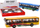 Lodër autobus qyteti LeanToys, metal, 15cm, shumëngjyrësh