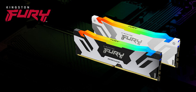 Module të memories Kingston FURY Renegade RGB White 32GB (2x16GB) DDR5 6800 CL36